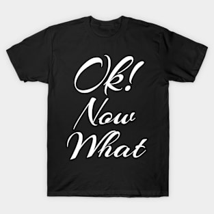 Ok! Now What T-Shirt